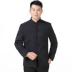 Vớ châu Âu mới 2017 Bộ đồ mùa thu Tang cho nam trung niên quốc phục XOS70JY-A07 Áo khoác Tang quần sooc Trang phục dân tộc