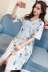 Đồ ngủ của Phụ Nữ Mùa Hè Hàn Quốc Sinh Viên Tươi Ngắn Tay Áo Bông Dễ Thương Kimono Đồ Ngủ của Phụ Nữ Home Dịch Vụ Nightdress Áo Ngủ