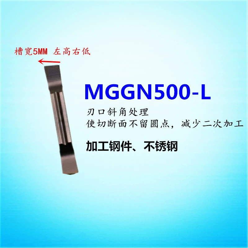 Lưỡi cắt rãnh CNC xiên 8 độ MGGN200/250/400/500-R Máy tiện cắt rãnh đầu phẳng giá cả cán dao tiện cnc dao doa lỗ cnc Dao CNC