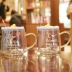 Thời trang cá tính có nắp ly nhỏ có tay cầm ly cà phê sữa cốc ăn sáng cốc uống nước sinh viên - Tách