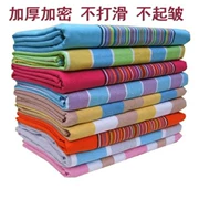 Cũ lanh thô ba mảnh đơn hoặc kép mảnh đơn ký túc xá của dày vải bông lanh Taikang trượt mã hóa đơn - Khăn trải giường