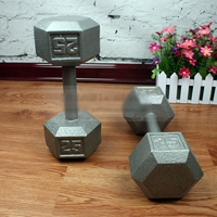 Мужские шестиугольные гантели для спортзала