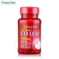 Коэнзим Q10 в мягких капсулах, 60 капсул, 100 мг, США Puritan's Pride Heart
