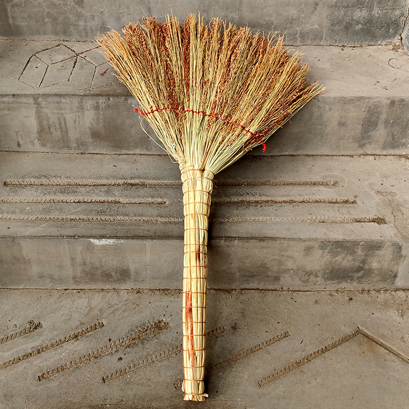 Broom Single Household Old-fashioned Sweeping Broomstick Hair-free ...