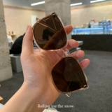 Ретро брендовые модные универсальные солнцезащитные очки, по фигуре, популярно в интернете