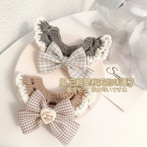 Шарф, нагрудник, трикотажный чай с молоком, аксессуар, популярно в интернете