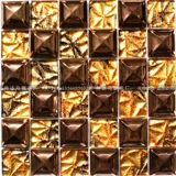 Металлическая самоклеющаяся мозаика из нержавеющей стали, головоломка на стену