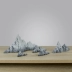 Mới Trung Quốc Zen gốm tuyết núi đá trang trí bóng khô Cảnh sáng tạo mềm trang trí khách sạn mô hình nhà trang trí - Trang trí nội thất