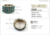 Phụ kiện khí chất thời trang châu Âu và châu Âu 99 carat Kết cấu mặt đàn hồi màu xanh lá cây thương hiệu vòng đeo tay rộng (KN) Vòng đeo tay Cuff