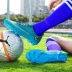 Bay dệt mùa hè giày bóng đá thoáng khí giày trẻ em học sinh trẻ em nam và nữ trẻ lớn móng tay dài gãy móng tay tf giày đào tạo - Giày bóng đá