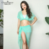 Allure Dance 2019 New Summer Belly Dance Dance Practice Quần áo Set Simple Practice Group Service Dance Dance ZM249 - Khiêu vũ / Thể dục nhịp điệu / Thể dục dụng cụ váy nhảy cha cha cha Khiêu vũ / Thể dục nhịp điệu / Thể dục dụng cụ