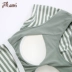 Hàng đầu 呱呱 chính thức hàng đầu cửa hàng đồ ngủ phụ nữ mùa hè nightdress bông ngắn- tay mỏng dịch vụ nhà nữ mùa hè vành đai ngực pad áo ngực