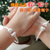 Hello kitty Hello Kitty khai trương vòng tay bạc 990 sterling mẫu nữ Nhật Bản và Hàn Quốc vong deo tay Vòng đeo tay Cuff