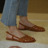 Сандалии, обувь, летние матовые плетеные туфли, 2022