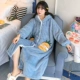 Đồ ngủ phong cách Hàn Quốc phụ nữ mùa đông flannel học sinh áo choàng tắm đồ ngủ ngọt ngào nhung san hô áo choàng phụ nữ mùa thu và áo ngủ mùa đông - Night Robe