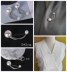 [Đặc biệt hàng ngày] đôi ngọc trai từ pin cổ áo len cardigan nhỏ pin neckline trâm nữ phần trên áo đàn bà khóa