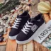 Giày vải nữ mùa hè mỏng đế dày 2018 Dadong với phiên bản Hàn Quốc dạo phố chụp đôi giày trắng xấu xí dễ thương Giày gió thời trang Hồng Kông giầy độn nữ Plimsolls