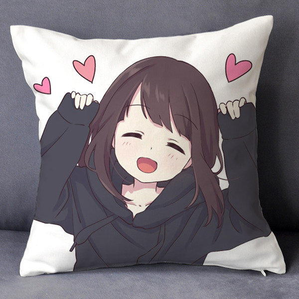 Магазин Лао Ху сделанный на заказ Menhera-chan 7 Ревнивый грецкий орех Соус подушка дуплекс Подушка LineCamera анимация подушечка