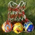 Bóng rổ túi lưới bóng đá lớn túi lưới bóng túi nylon dày bó miệng túi bóng lớn có thể giữ 10 quả bóng