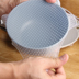 Nhật bản KM silicone nhựa bọc tái sử dụng cup bowl niêm phong phim phổ có thể thu vào container niêm phong bảo vệ môi trường phim Đồ bảo quản