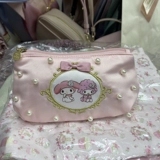 Японская система хранения из жемчуга, розовая сумка с бантиком