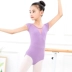 Quần áo khiêu vũ cho trẻ em gái thực hành quần áo mùa hè tay ngắn múa ba lê Trung Quốc múa trẻ em váy khiêu vũ thử trang phục biểu diễn - Trang phục