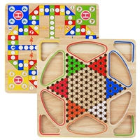 Стратегическая игра для раннего возраста, интерактивные деревянные настольные игры, интеллектуальная игрушка, 2 в 1, для детей и родителей, раннее развитие