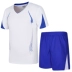 Thể thao nam phù hợp với mùa hè buổi sáng chạy quần áo thể thao quần áo giản dị ngắn tay năm- điểm quần short tập thể dục hai mảnh