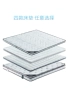 Dừa cọ nệm pad mat đơn 1 m 1,2 m 1,5 m xanh nâu cứng cọ nệm mỏng pad tùy biến - Nệm nệm giá rẻ 200k
