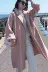 Huayue 2018 thu đông 2018 phiên bản mới của Hàn Quốc len lỏng trong chiếc áo khoác dài bạn gái tải áo len áo dạ hàn quốc nữ Áo Hàn Quốc