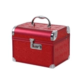 Свадебный подарок золотая коробка цветовой коробка Три золотых ювелирных коробок китайский стиль в стиле макияж для макияжа Makeup Engeding Red Suitcase Bare Box