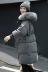 Chống mùa giải phóng mặt bằng xuống áo khoác nữ phần dài 2018 mới lỏng dày lên trên đầu gối siêu lớn cổ áo lông thú Hàn Quốc phiên bản của áo khoác thủy triều