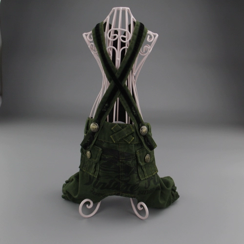 ПЭТ двуногие весенняя и летняя одежда Тедди Бишон Медведь VIP Shelari хлопковые собаки с короткими рукавами вымытые джинсовые штаны