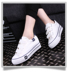 New low-cut bên trong tăng Hàn Quốc phiên bản của giày có đế dày giày nữ Velcro giày trắng khóa giản dị giày của phụ nữ sinh viên Plimsolls