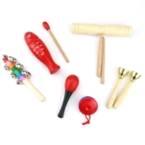 Музыкальные детские учебные пособия, ударные инструменты, комплект для детского сада, погремушка, раннее развитие, обучение