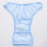 Хлопковая пеленка, детские дышащие водонепроницаемые штаны для новорожденных для младенца, 3 шт, фиксаторы в комплекте, можно стирать