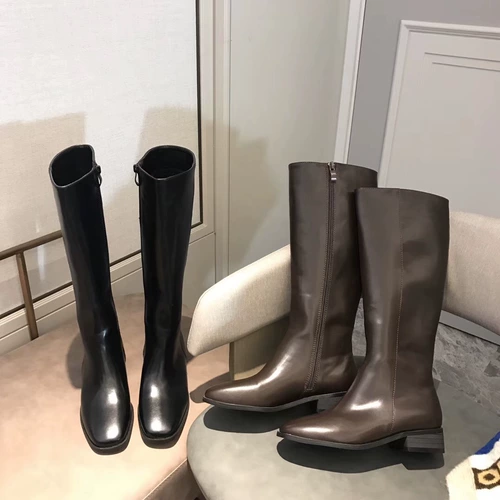 Эластичные высокие сапоги, 2020, по фигуре