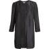 Shu Lang mùa xuân và quần áo mùa thu mới thời trang Hàn Quốc áo gió giữa dài màu đen hoang dã áo khoác nữ DSU1H11 - Trench Coat
