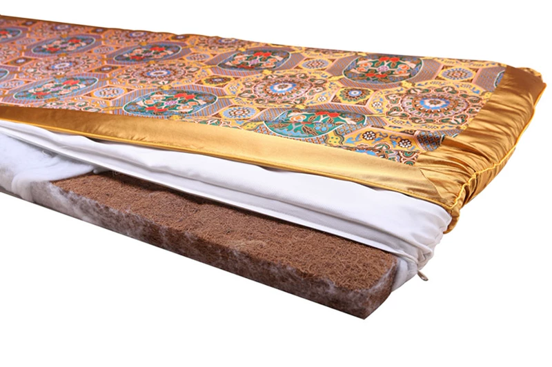 Trung Quốc sofa đệm gối thắt lưng gối gỗ gụ đệm 8cm dày xốp đệm đệm tùy chỉnh bộ đệm