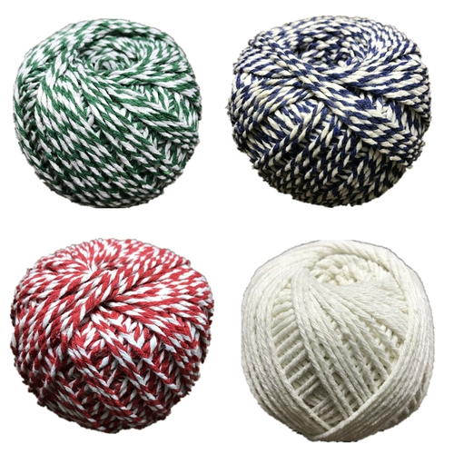 Baozi Special Topt Cotton Lines Объем около 100 метров, 4 цвета, позвольте вам выбрать, чтобы соответствовать листьям риса