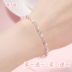 Sterling bạc vòng đeo tay nữ Hàn Quốc phiên bản của cá tính đơn giản tươi chuyển hạt bạc chuông sen bộ phận của bạn gái sinh viên chị chuỗi cặp Vòng đeo tay Clasp