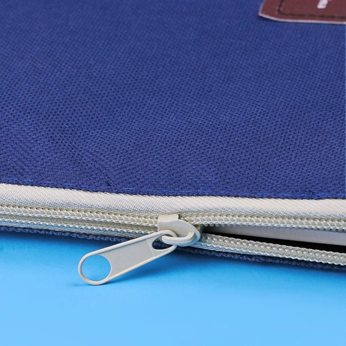 Портативный тканевый мешок для папок с молнией, свежая небольшая сумка для документов, милая сумка для хранения, портфель, в корейском стиле
