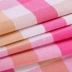 Cũ vải thô giường đơn giản bông kẻ sọc tấm duy nhất mảnh dày gấp đôi mã hóa 1.8 m 2 m giường