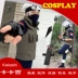 Hot cờ Kakashi cosplay quần áo Naruto nam quần áo trên vest vest giày bảo vệ toàn bộ