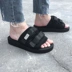 Mùa hè 2010 mới sử dụng kép dép chống trượt nam giày thông thường xu hướng giày đi biển hoang dã dép dày - Sandal