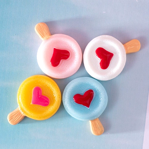 Симуляция Love Lollipop милая девушка в инс крем для ветряного крема для пластикового мобильного телефона Diy Materials