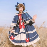 Оригинальный демисезонный утепленный лонгслив, платье, стиль Лолита, Lolita OP