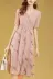 Đầm xòe của phụ nữ khí chất lão luyện chấm bi in họa tiết eo V-cổ Một chiếc váy dài 2019 hè phong cách mới - Sản phẩm HOT Sản phẩm HOT