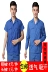 Mùa hè yếm phù hợp với nam giới và phụ nữ áo sơ mi mùa hè dài tay ngắn tay dụng cụ phần mỏng nhà máy tự động dịch vụ sửa chữa bảo hiểm lao động quần áo