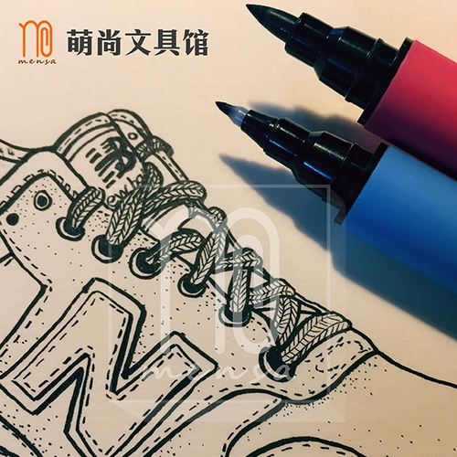 [Limited Edition] Японский Wuzhu Zig Bimoji Beautiful Text Pen Wave Dot Pen, Копирование Священных Писаний